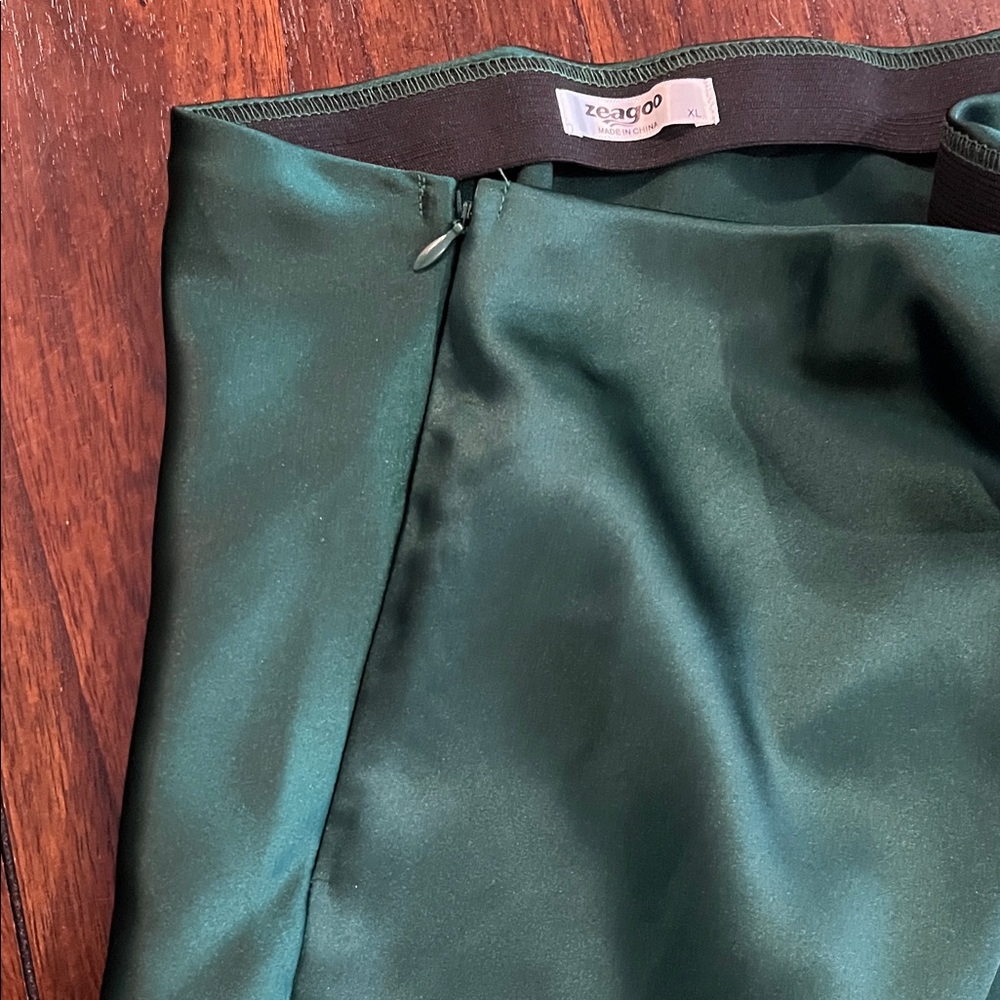 Zeagoo Teal A-Line Skirt 🍀 - Picture 6 of 6